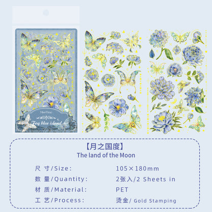 #02478 Butterfly and Flower Series Sticker