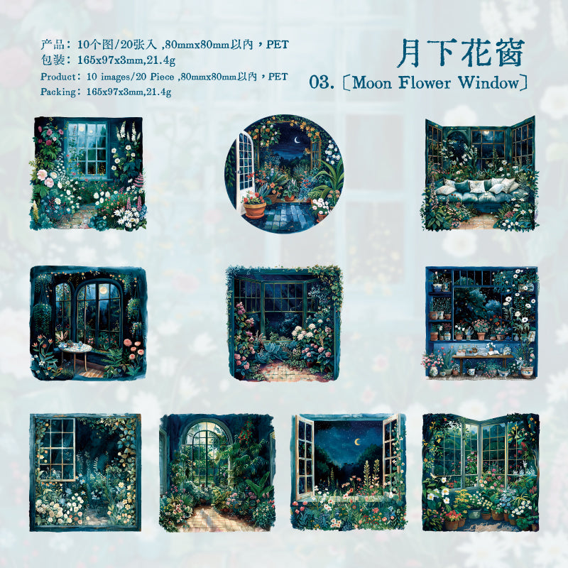 #02156 Story Besides the Window Series Sticker