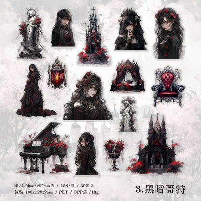#02246 Gothic Lovers Series Sticker