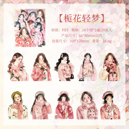 #02870 Sweet Girl Series Sticker