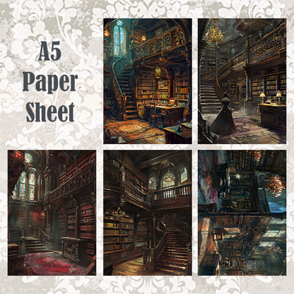 #5A30 POI Print A5 Cardstock Paper Set 10 Pcs