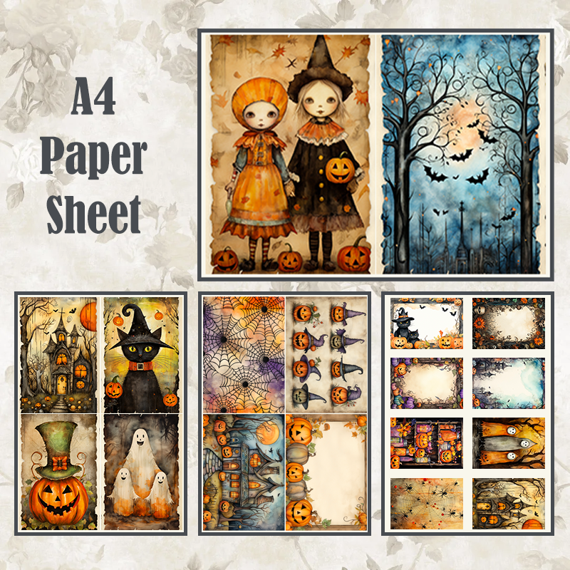 #30 POI Print A4 Cardstock Paper Set 5 Pcs