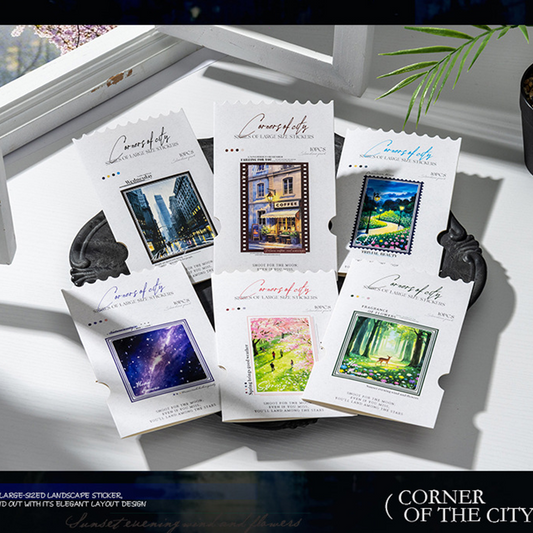 #02031 City Corner Sticker