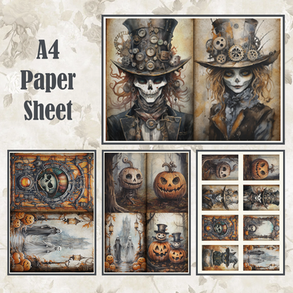 #4A32 POI Print A4 Cardstock Paper Set 4 Pcs