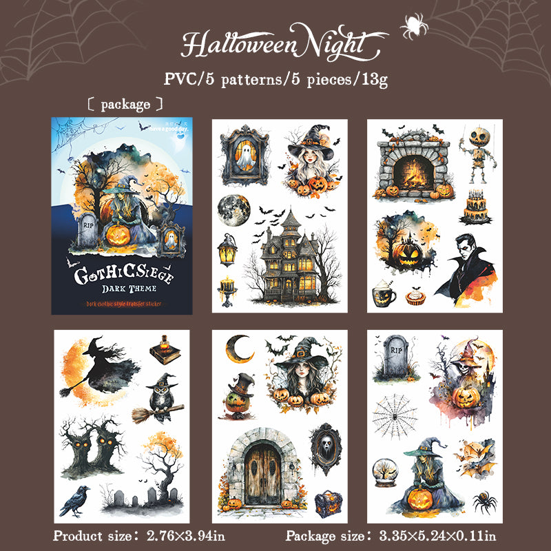 #02228 Gothic Rave Party Series Sticker