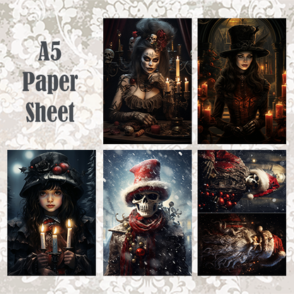 #5A33 POI Print A5 Cardstock Paper Set 10 Pcs
