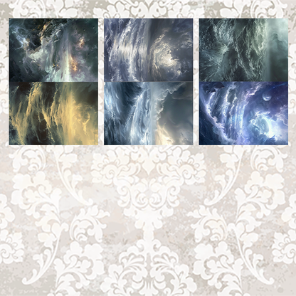 #5A34 POI Print A5 Cardstock Paper Set 10 Pcs