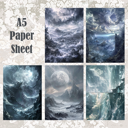 #5A34 POI Print A5 Cardstock Paper Set 10 Pcs