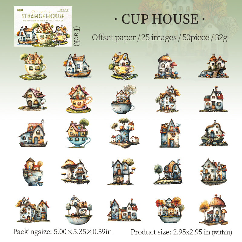 #02482 Strange House Series Sticker