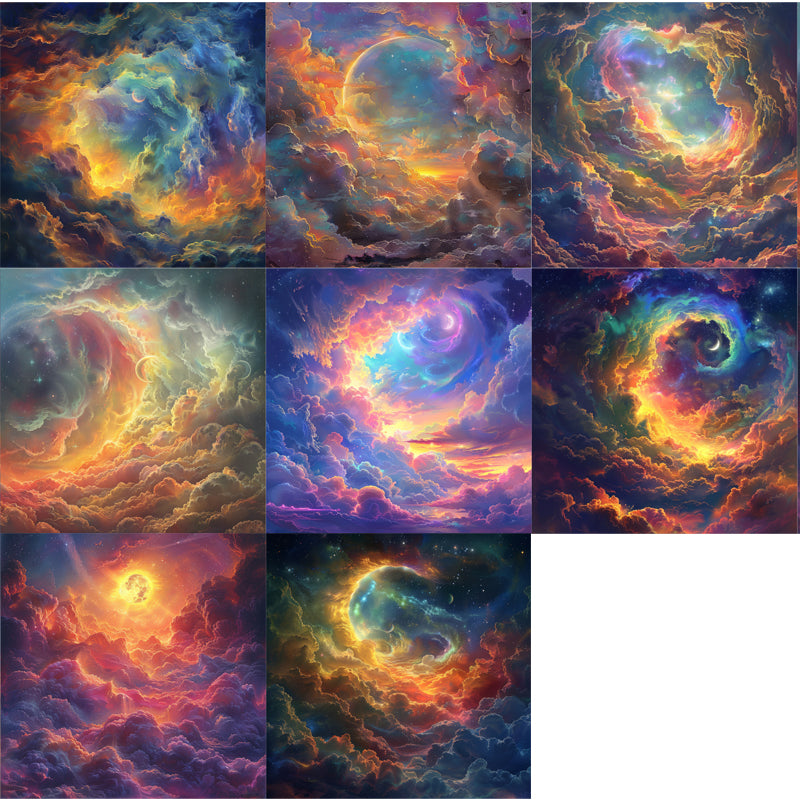 #03245 Customized PET Tape Mystery Sky