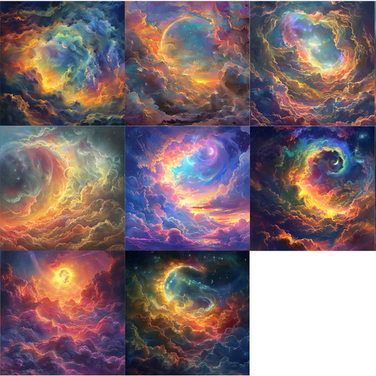 #03245 Customized PET Tape Mystery Sky