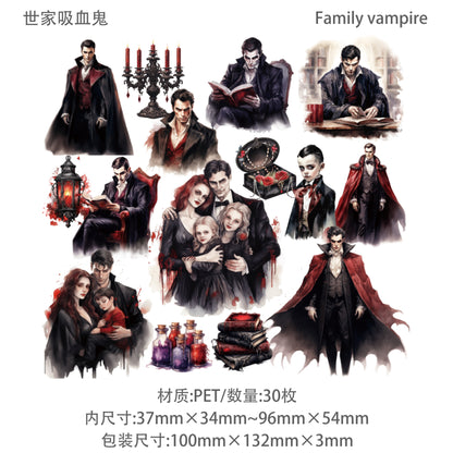 #02248 Gothic Vampire Series Sticker
