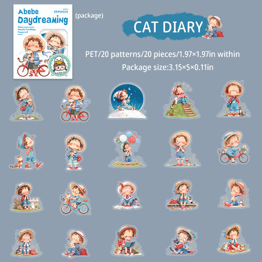 #02875 Boys Diary Series Sticker