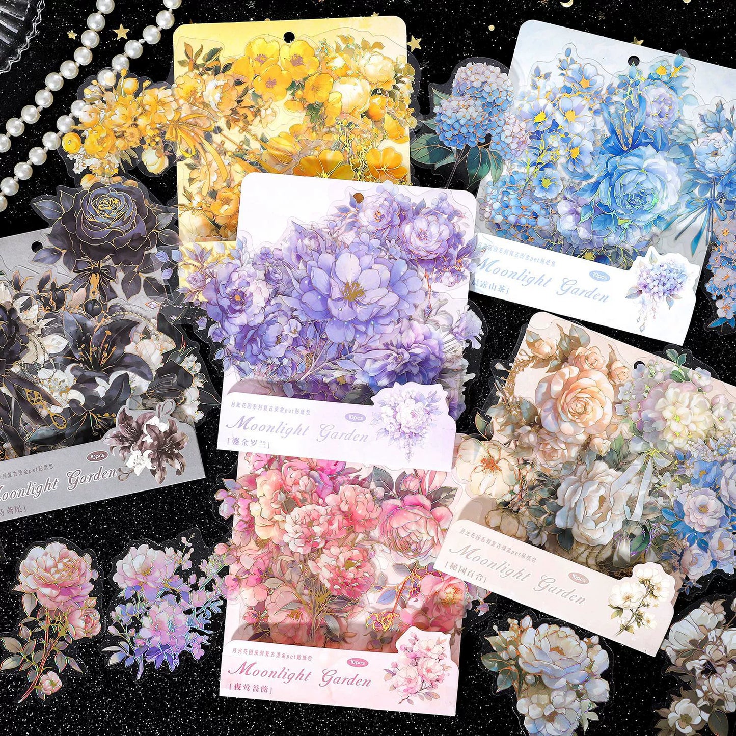 #02383 Moonlight Garden Series Sticker