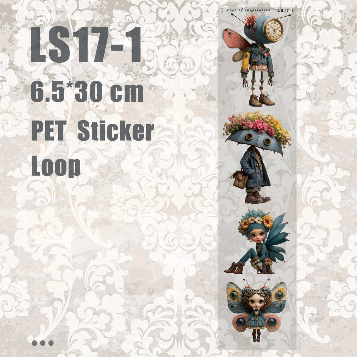 #LS17-1 S PET Sticker Loop