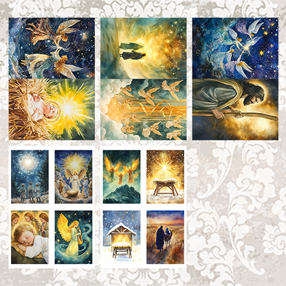 #5A38 POI Print A5 Cardstock Paper Set 10 Pcs