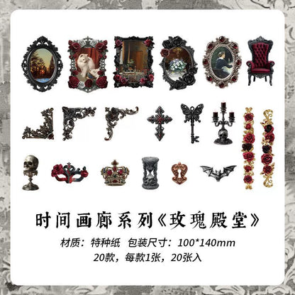 #02801 Vintage House Series Sticker