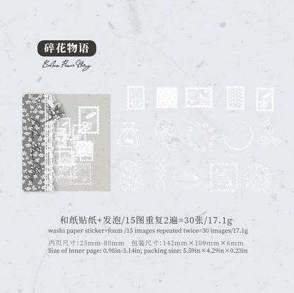 #02830 Embossed Tag Series Sticker