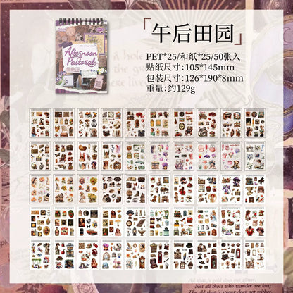 #02709 Vintage Diary Series Sticker Book