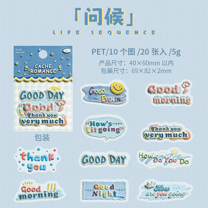 #20639 PET Sticker Pack