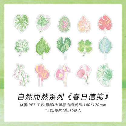 #02800 Spring Nature stuffs Series Sticker