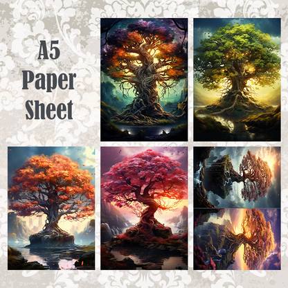 #3 POI Print A5 Cardstock Paper Set 10 Pcs