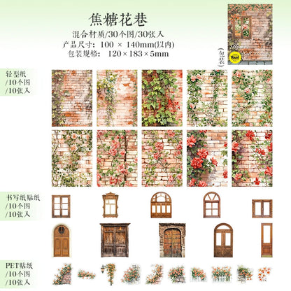 #02834 Garden Wall Series Sticker/Paper