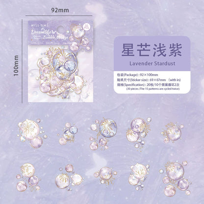 #02803 Fanstay Bubble Series Sticker