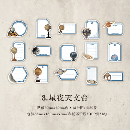 #02462 Time File Series Sticker