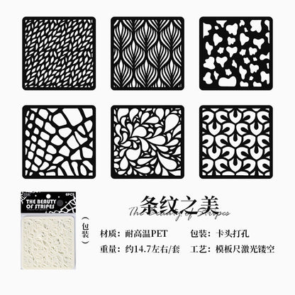 #05019 Random Patterns Stencil