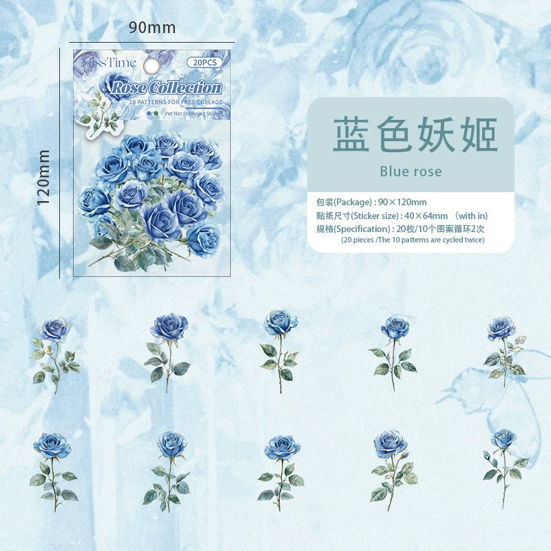 #02728 Rose Bundle Series Sticker