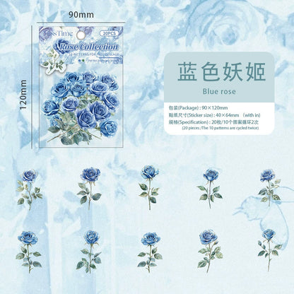 #02728 Rose Bundle Series Sticker