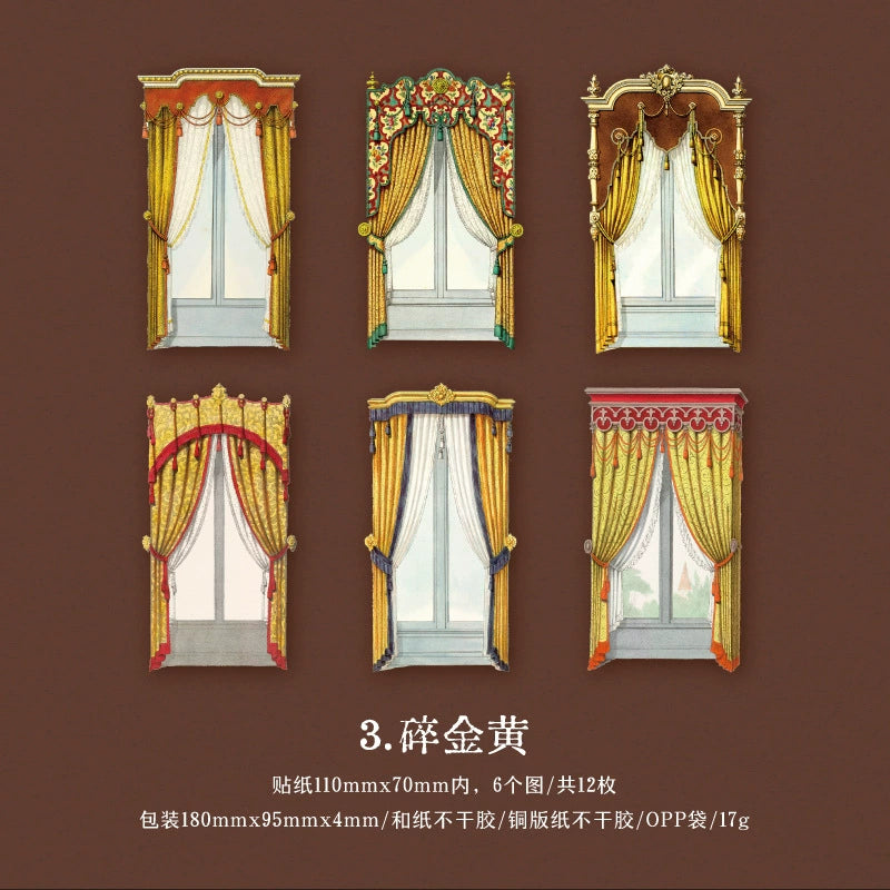 #02791 Side of the Curtain Series Sticker