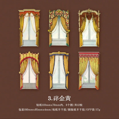 #02791 Side of the Curtain Series Sticker