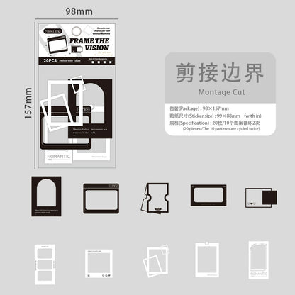 H1#02021 Frame Museum Series Sticker