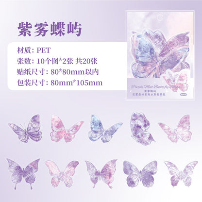 #02380 Mist Forest Series Sticker