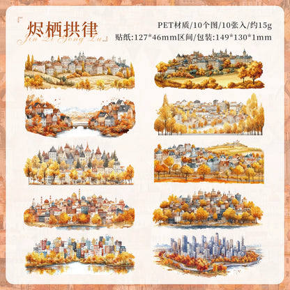 #02777 Four Season Scenery Series Sticker
