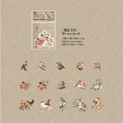 #02753 Bird Collection Series Sticker