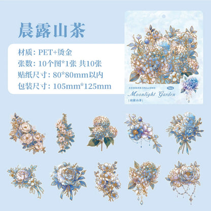 #02383 Moonlight Garden Series Sticker