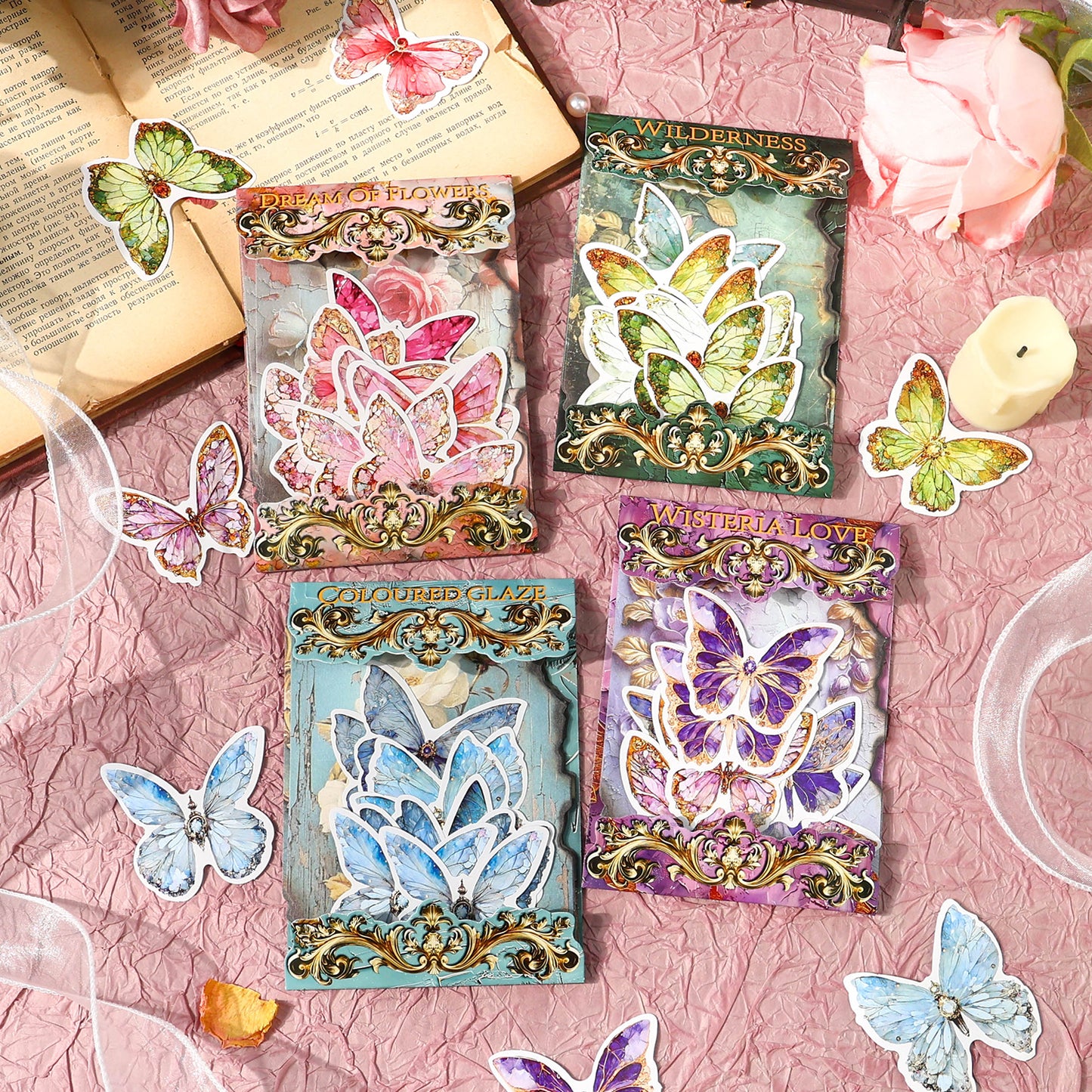 #02101 Rococo Flower Series Sticker