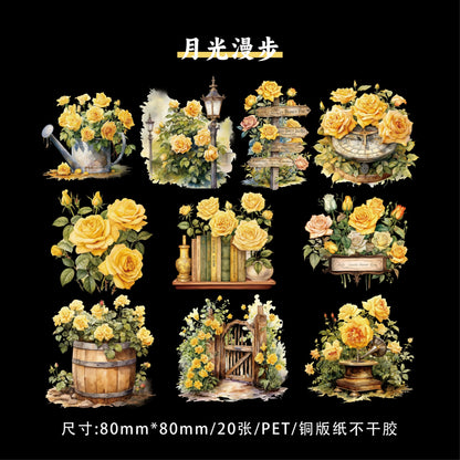 #02784 Rose Garden Series Sticker