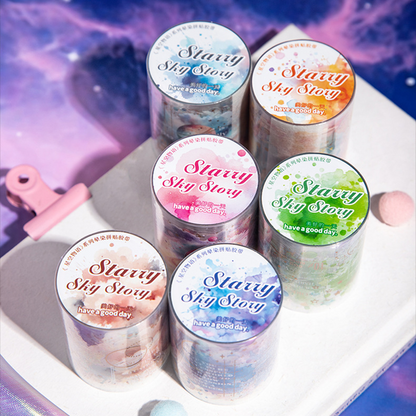 #03003 Starry Sky Story Tape with Patterns