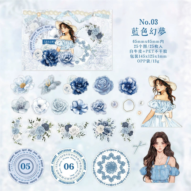 #02591 Rose Lover Series Sticker