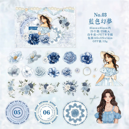 #02591 Rose Lover Series Sticker