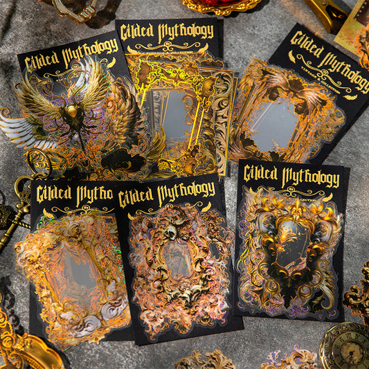 #02296 Golden Frame Series Sticker