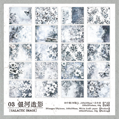 #02757 Vintage Flower Series Paper