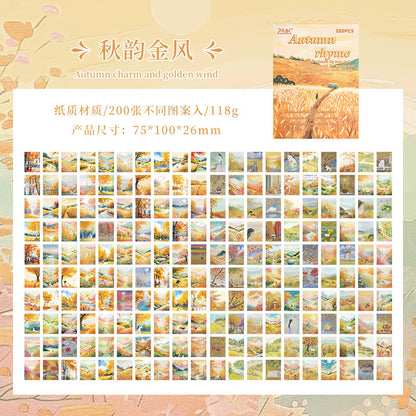 #02139 Four Seasons Series Material Paper