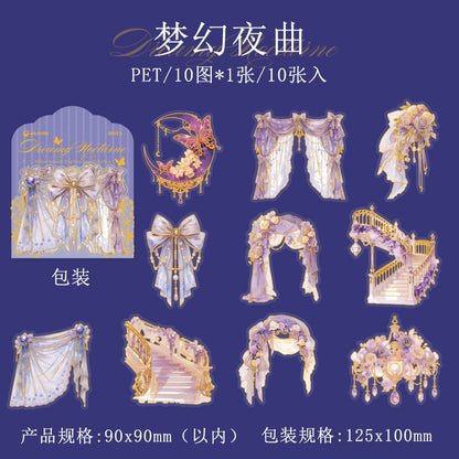 #02735 Romantic Dance Series Sticker