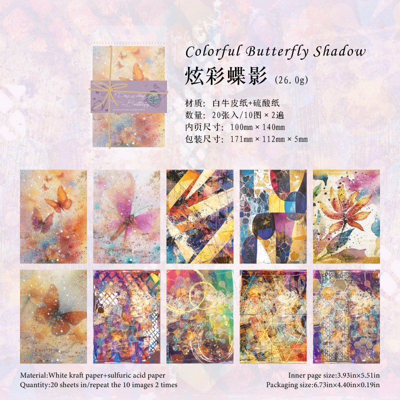 #02461 Vintage Color Series Material Paper