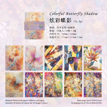 #02461 Vintage Color Series Material Paper